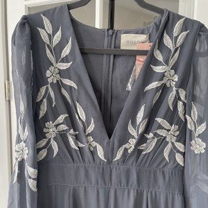 NWT BHLDN Belize Dress Hydrangea